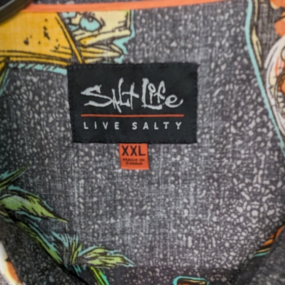 SOLD Fish Taco Party Night Mens XXL Shirt Fishing Boating Salt Life - Picture 6 of 15